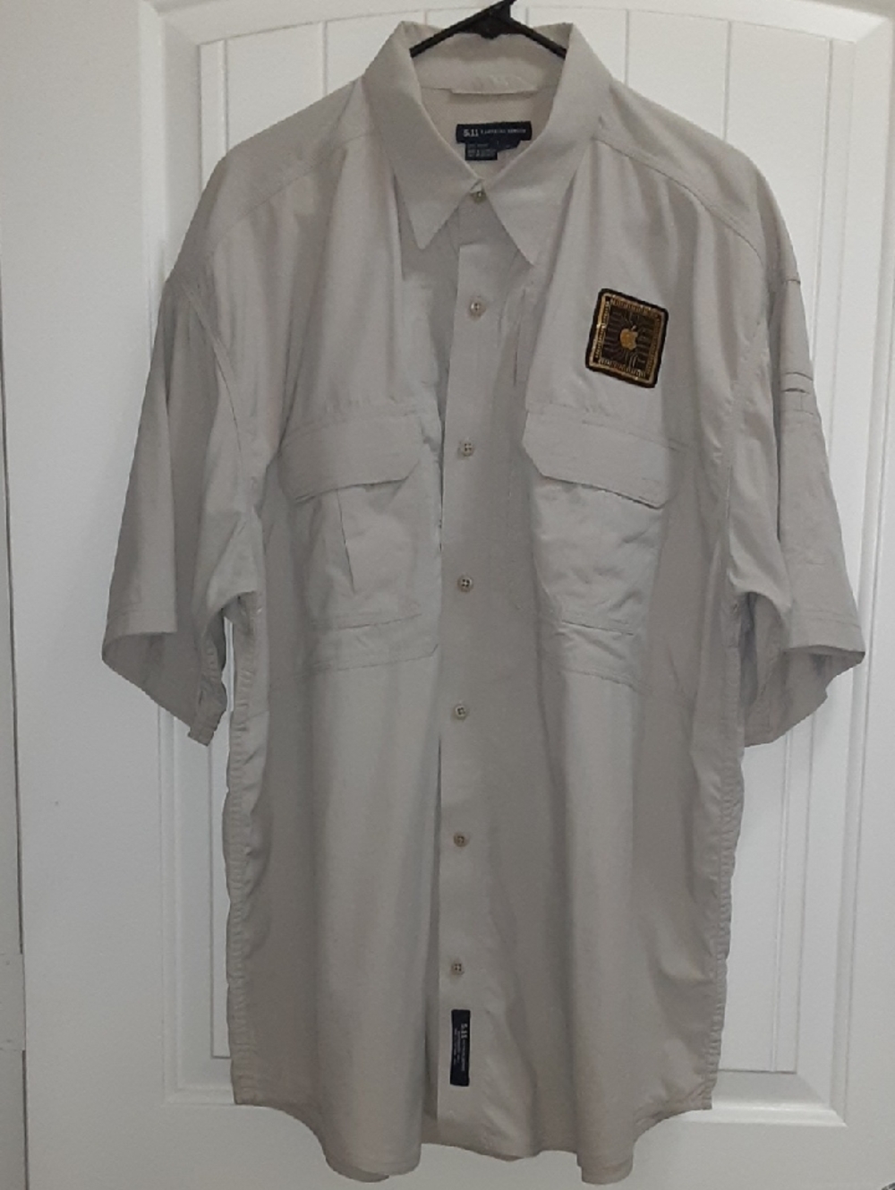 Rare Apple Tech Comm Employee Uniform - 5.11 Tactical Nylon Shirt XL